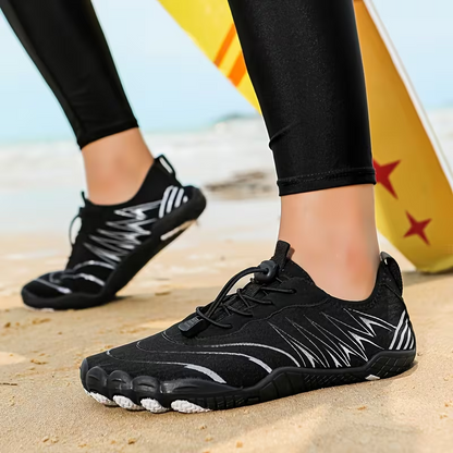 Modische Wasserschuhe – Schnelltrocknende Badeschuhe mit verstellbarem Riemen