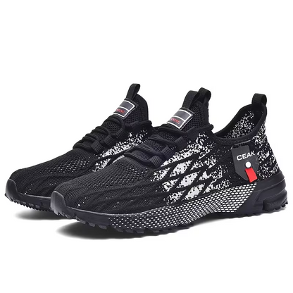 Herren-Sneaker in Weit-Passform – Atmungsaktive & leichte Low-Top-Laufschuhe mit gedämpfter Sohle