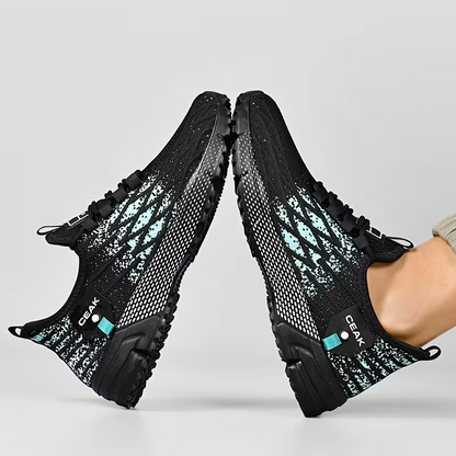 Herren-Sneaker in Weit-Passform – Atmungsaktive & leichte Low-Top-Laufschuhe mit gedämpfter Sohle